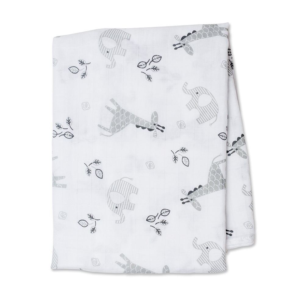 Lulujo - Muslin Swaddle - Afrique (120cm x 120cm)