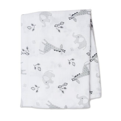Lulujo - Muslin Swaddle - Afrique (120cm x 120cm)