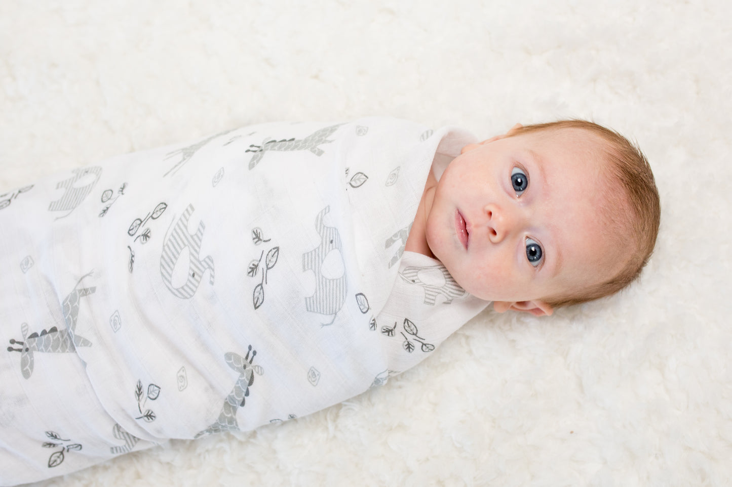 Lulujo - Muslin Swaddle - Afrique (120cm x 120cm)