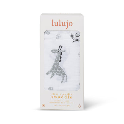 Lulujo - Muslin Swaddle - Afrique (120cm x 120cm)
