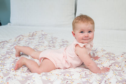 Lulujo - Muslin Swaddle - Unicorns (120cm x 120cm)