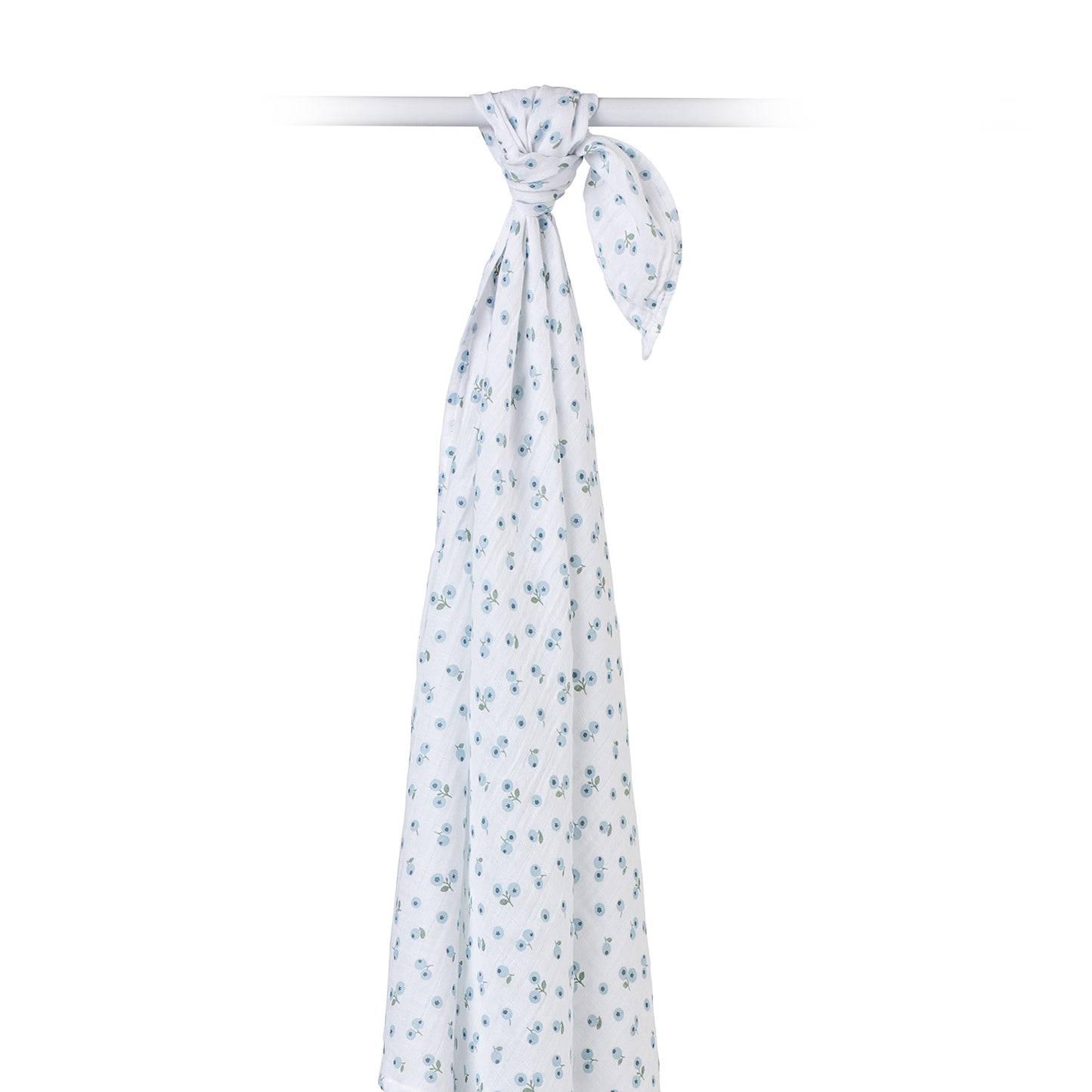 Lulujo - Muslin Swaddle - Blueberries (100cm x 100cm)