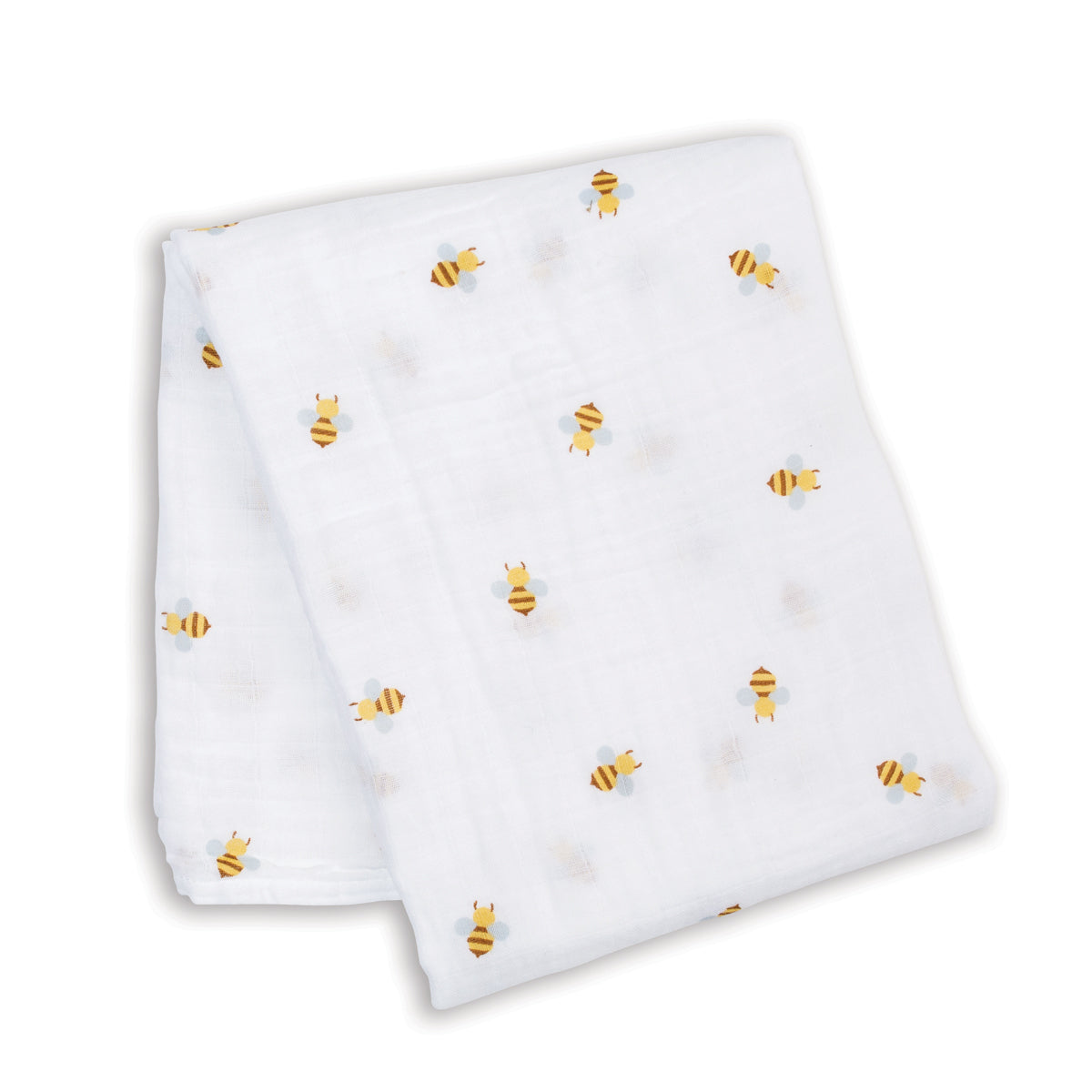Lulujo - Muslin Swaddle - Bees (100cm x 100cm)