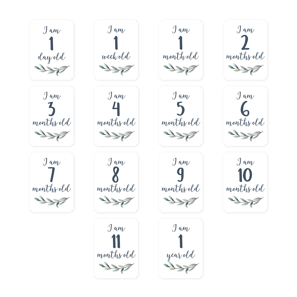 Lulujo - Single Cotton Swaddle & Cards Gift Set- Hello World Wreath