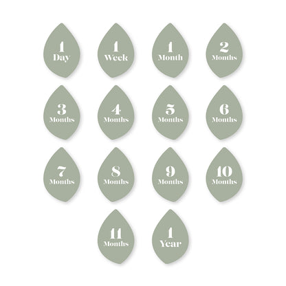 Lulujo - Single Cotton Swaddle & Cards Gift Set- Sweat As A Peach