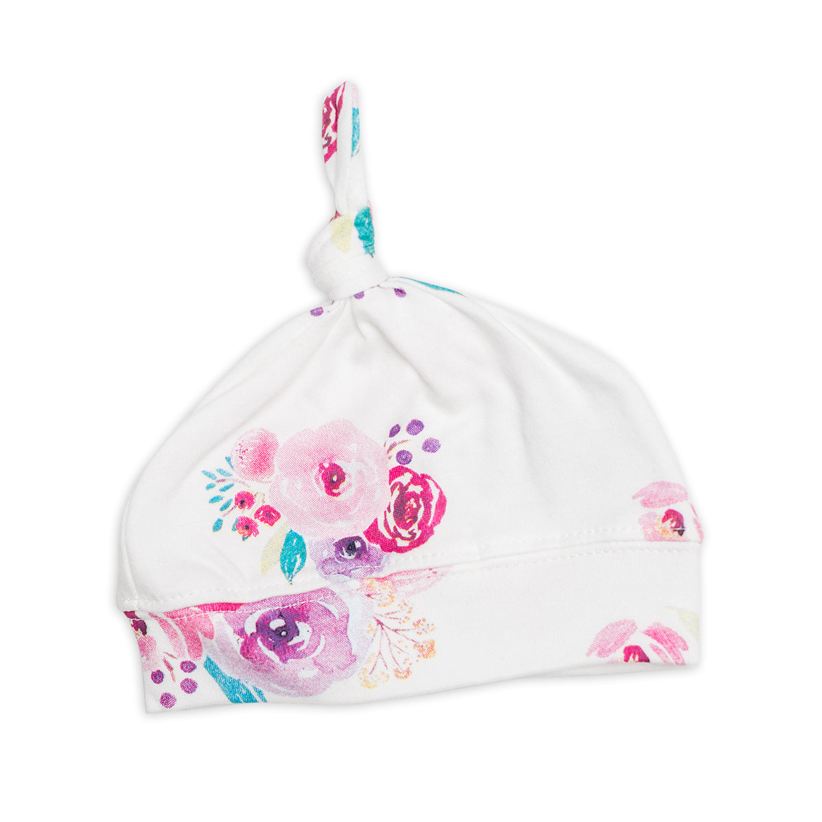 Lulujo - Bamboo Hat and Swaddle Blanket Gift Set - Posies