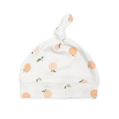 Lulujo - Bamboo Hat and Swaddle Blanket Gift Set - Peaches