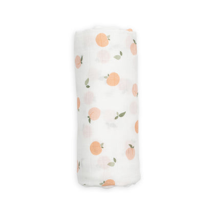Lulujo - Bamboo Hat and Swaddle Blanket Gift Set - Peaches
