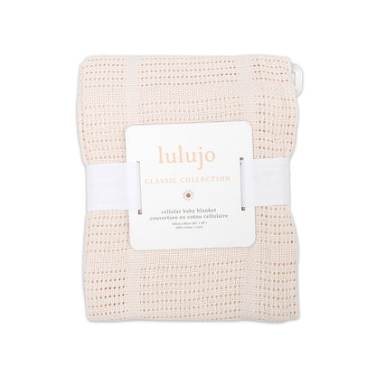 Lulujo - Cellular Blanket - Oatmeal