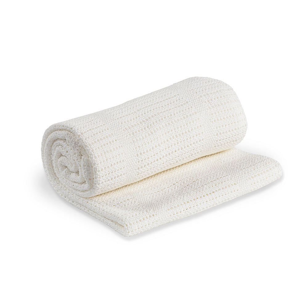 Lulujo - Cellular Blanket - White