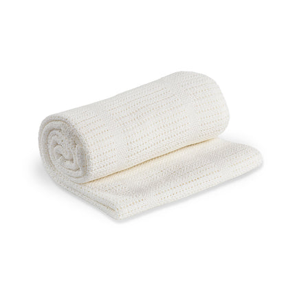 Lulujo - Cellular Blanket - White