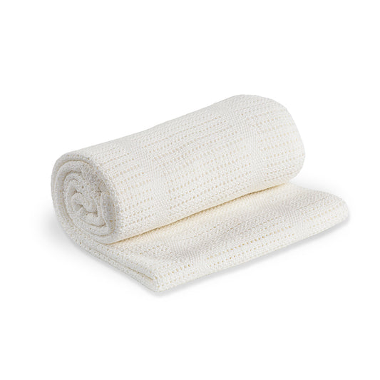 Lulujo - Cellular Blanket - White