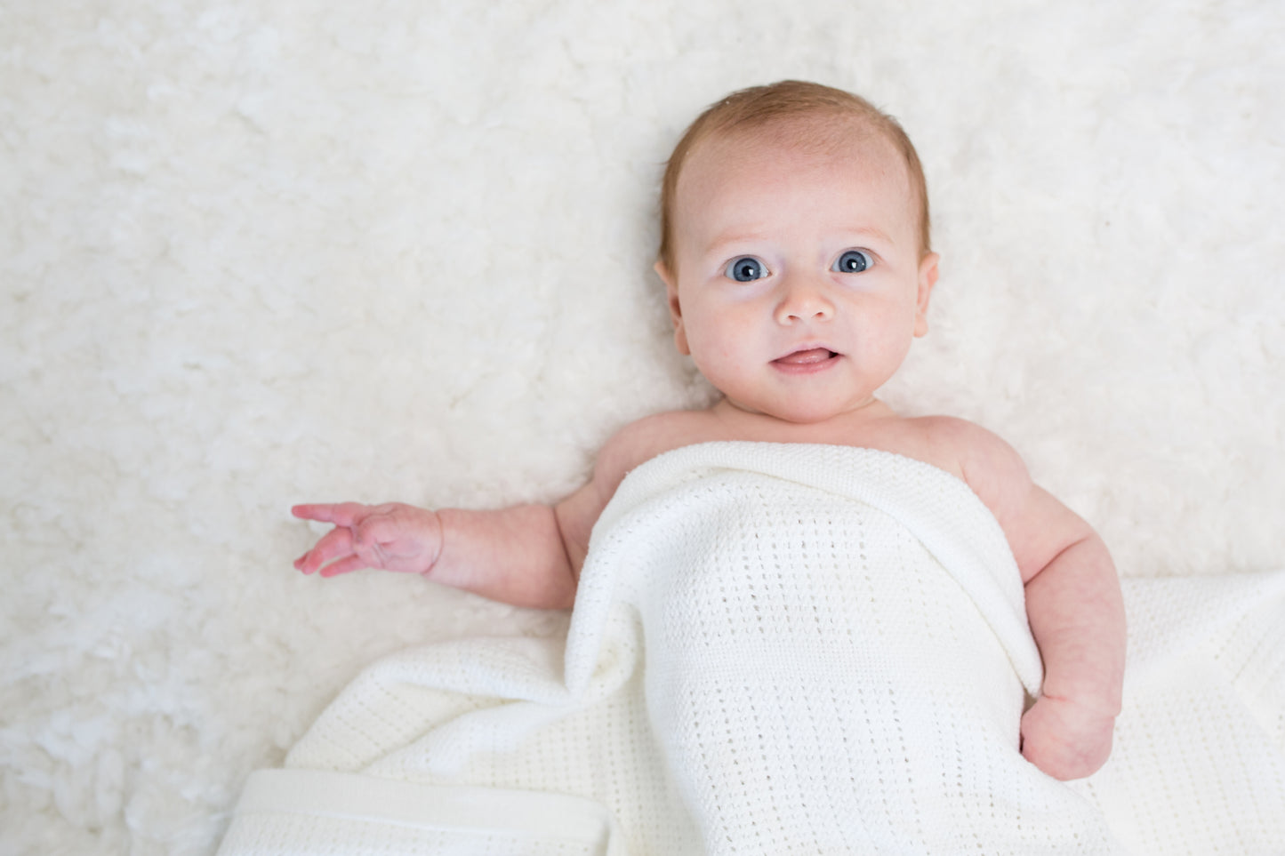 Lulujo - Cellular Blanket - White