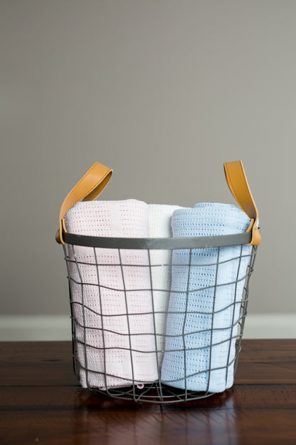 Lulujo - Cellular Blanket - White