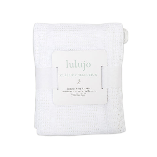 Lulujo - Cellular Blanket - White