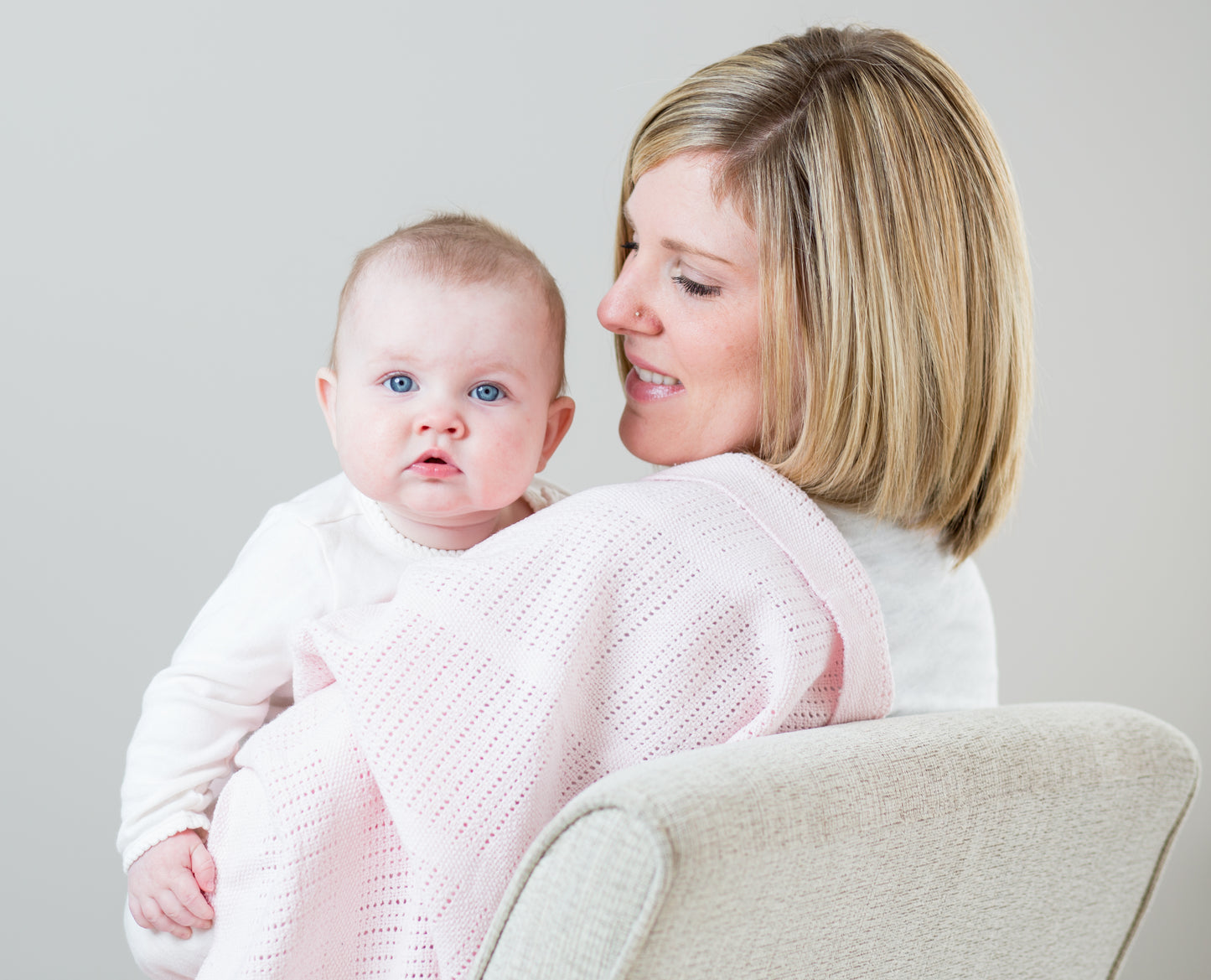 Lulujo - Cellular Blanket - Pink