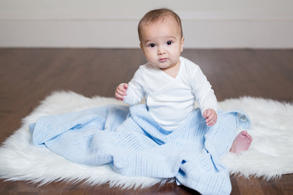 Lulujo - Cellular Blanket - Blue