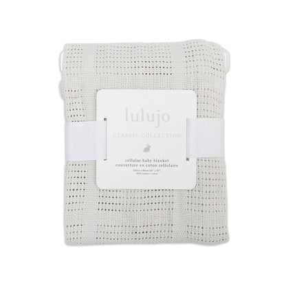 Lulujo - Cellular Blanket - Grey