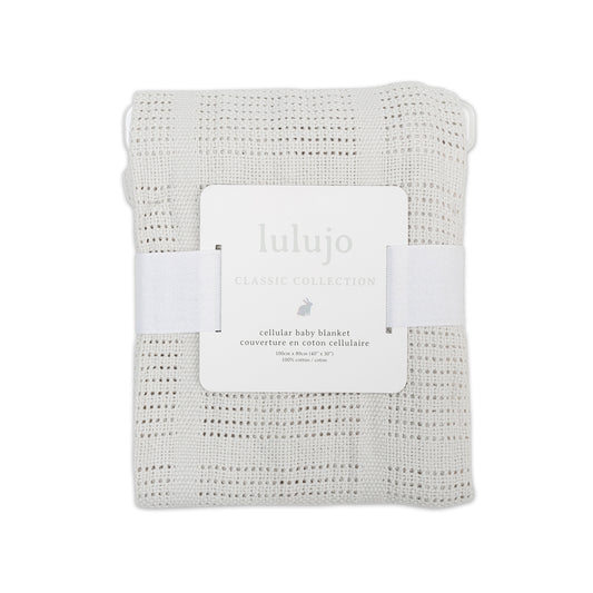 Lulujo - Cellular Blanket - Grey