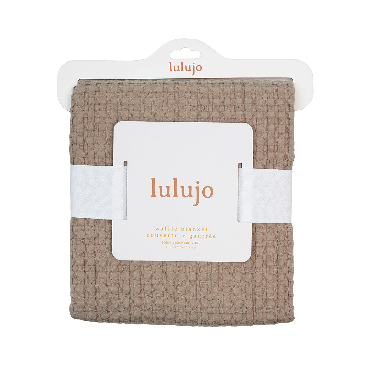 Lulujo -  Waffle Blanket - Sand