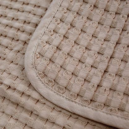 Lulujo -  Waffle Blanket - Sand