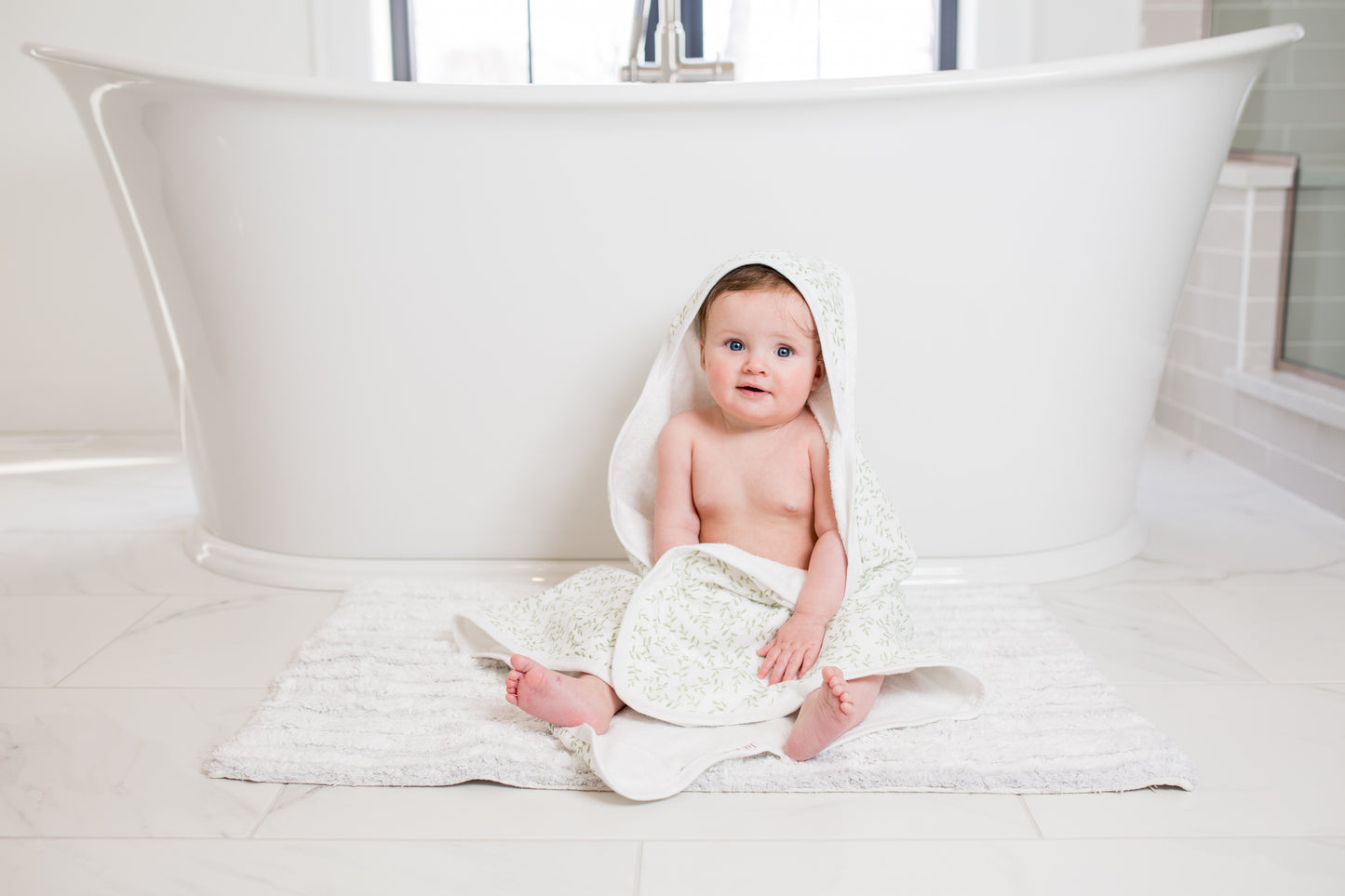 Lulujo - Hooded Towel - Greenery