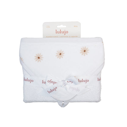 Lulujo - Hooded Towel - Daisies