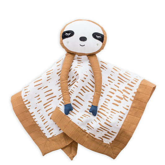 Lulujo - Cotton Muslin Lovie - Sloth