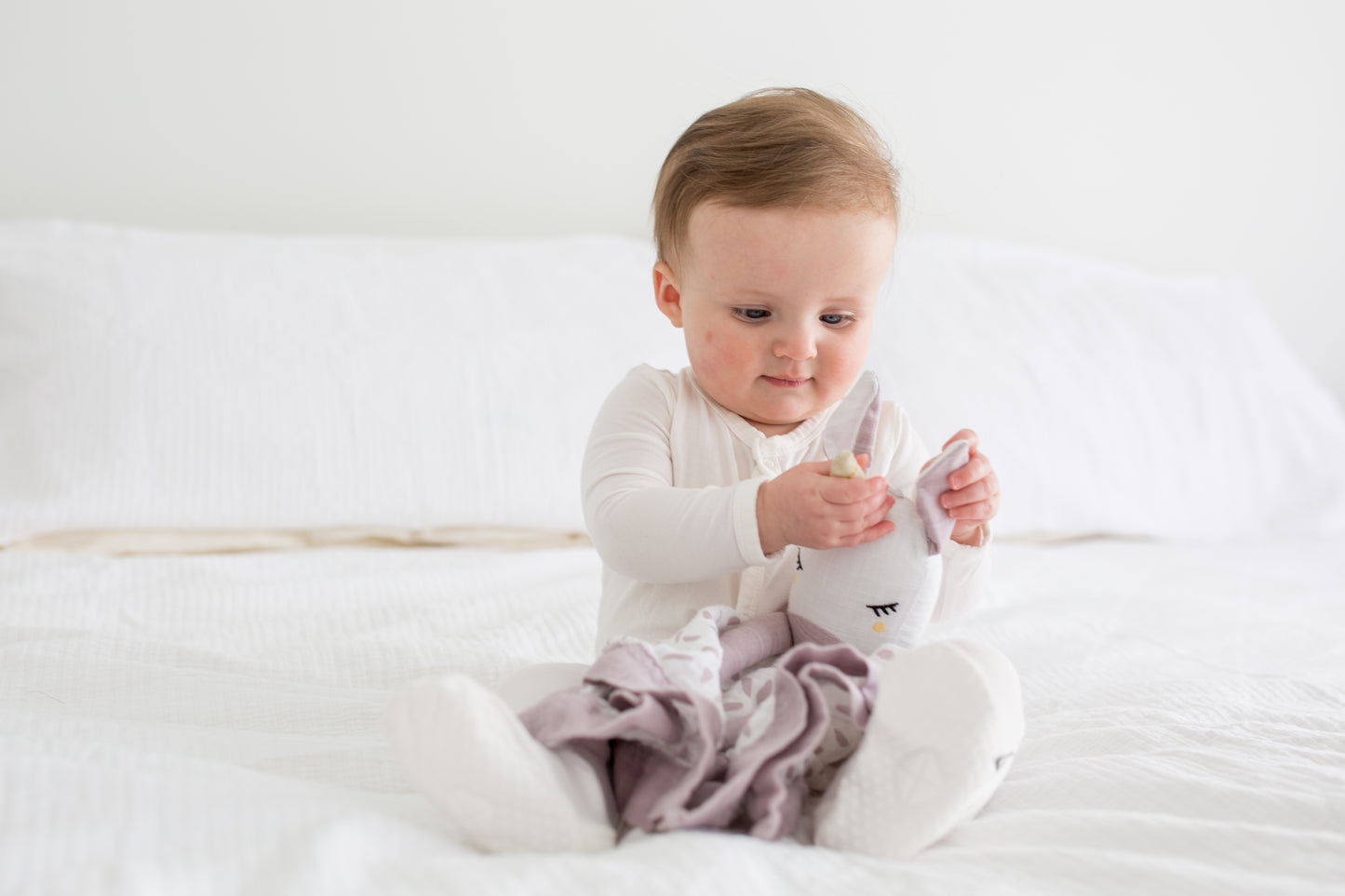 Lulujo - Cotton Muslin Lovie - Unicorn