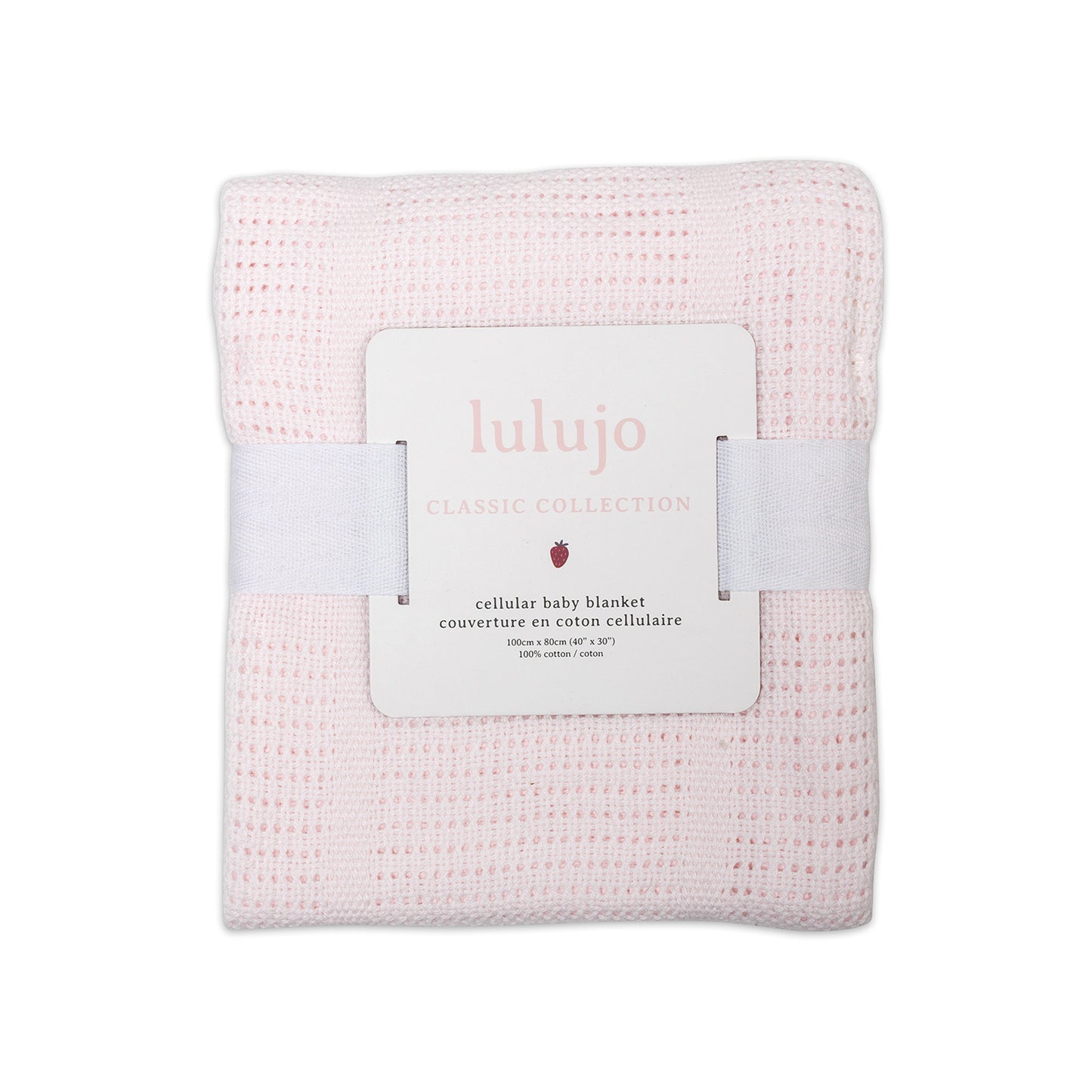 Lulujo - Cellular Blanket - Pink