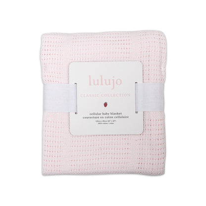 Lulujo - Cellular Blanket - Pink