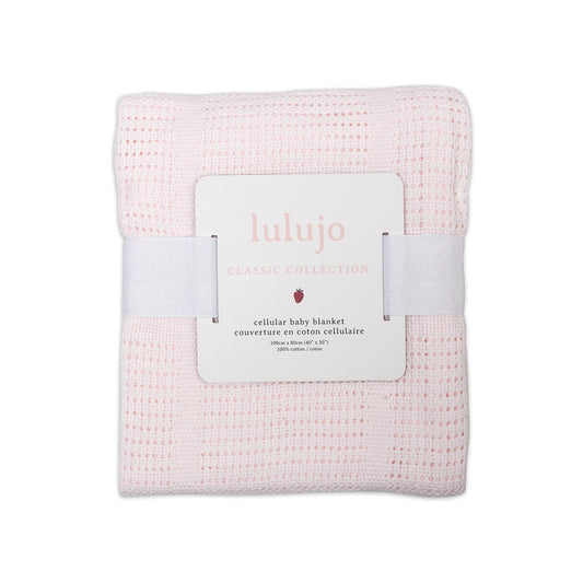 Lulujo - Cellular Blanket - Pink