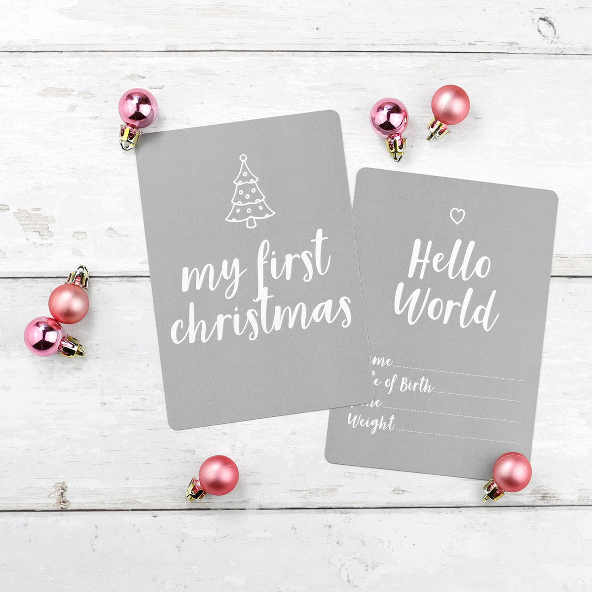 Baby Milestone Cards