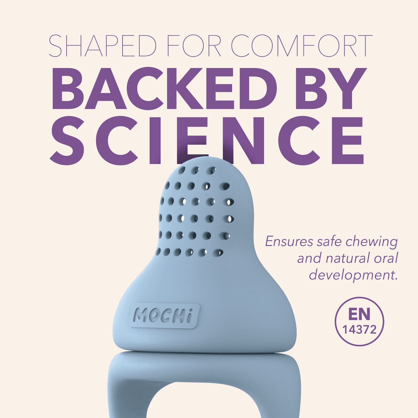 MOCHi - Pop-Up Food Feeder – Silicone Weaning Feeder for Babies