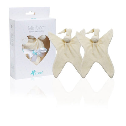 Cuski - Premature Baby Bonding Comforter Miniboo 2 pack Cream