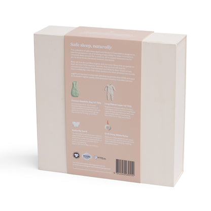 ergoPouch - Newborn Starter Pack- Cocoon 1.0 TOG / Butterfly Cardi 0.2 TOG / Layers Long Sleeve 1.0 TOG / White Noise Machine