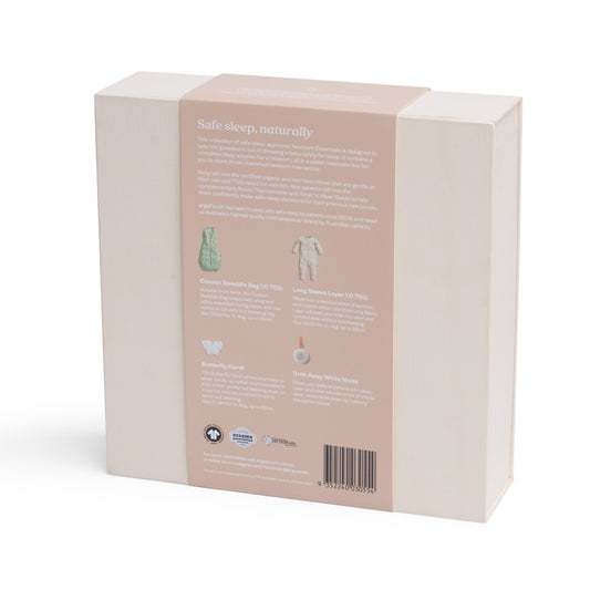 ergoPouch - Newborn Starter Pack- Cocoon 1.0 TOG / Butterfly Cardi 0.2 TOG / Layers Long Sleeve 1.0 TOG / White Noise Machine