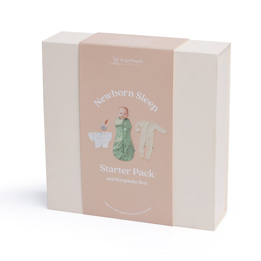 ergoPouch - Newborn Starter Pack- Cocoon 1.0 TOG / Butterfly Cardi 0.2 TOG / Layers Long Sleeve 1.0 TOG / White Noise Machine