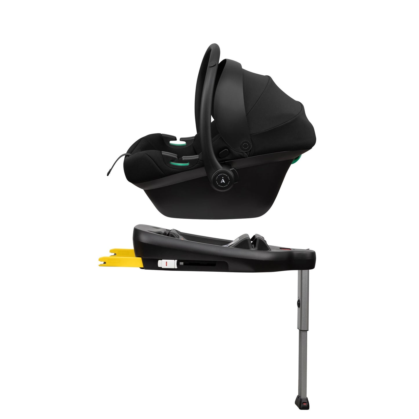 Noordi Sole V3 - 3in1 Travel System with ThermoCot Carrycot + Terra i-Size Car Seat, Slate Black