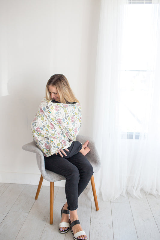 Copper Pearl - Nursing / Feeding Cover - Olive