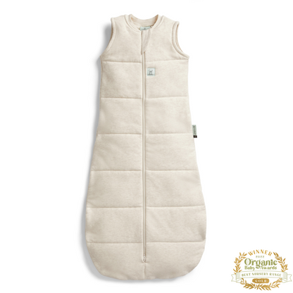ergoPouch - Organic Winter Jersey Sleeping Bag - Oatmeal 2.5 TOG