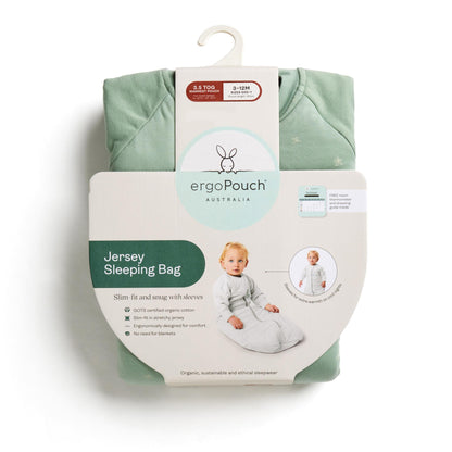 ergoPouch - Organic Winter Jersey Sleeping Bag - Oatmeal 3.5 TOG