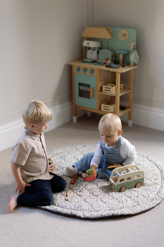 Ralphie Bear - Quilted Play Mat