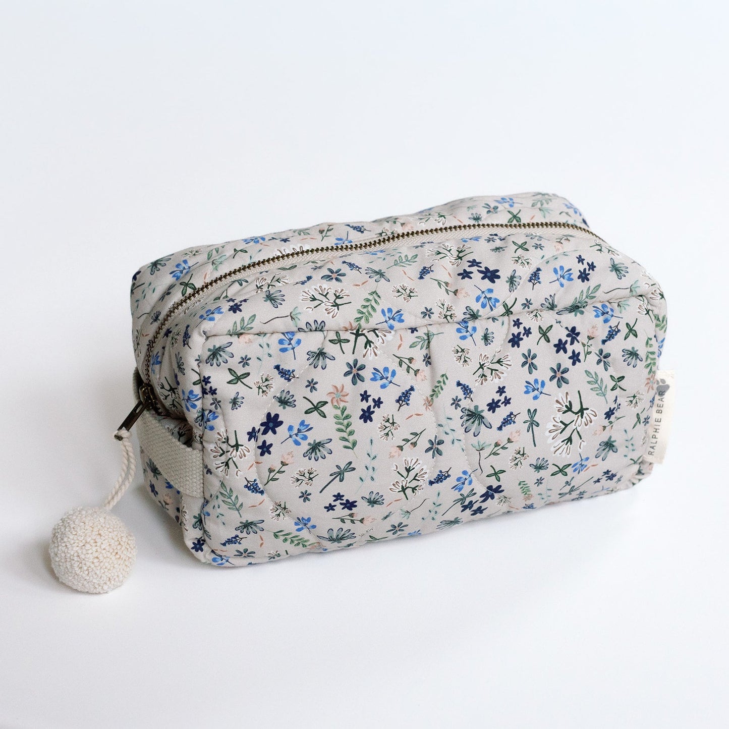 Ralphie Bear - Quilted Washbag