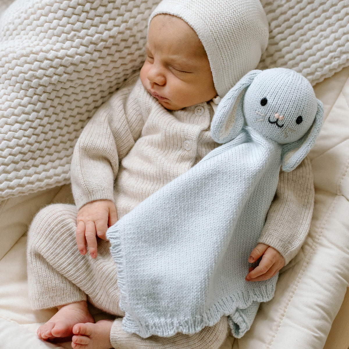cuddle+kind- Lovey - Baby Bunny - Blue