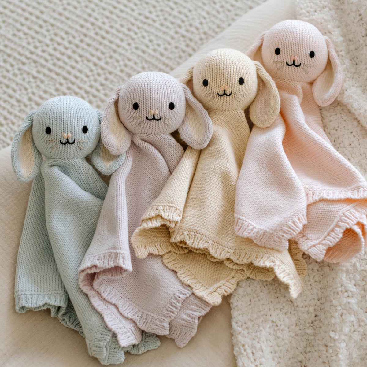 cuddle+kind- Lovey - Baby Bunny - Blue