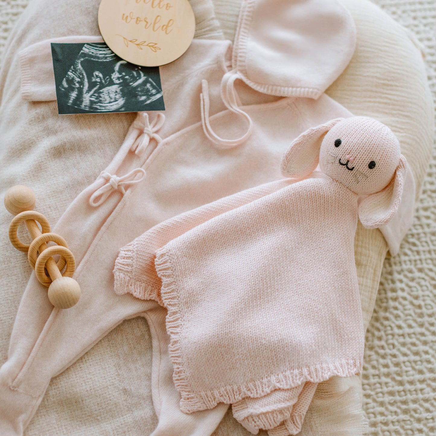 cuddle+kind- Lovey - Baby Bunny - Blush
