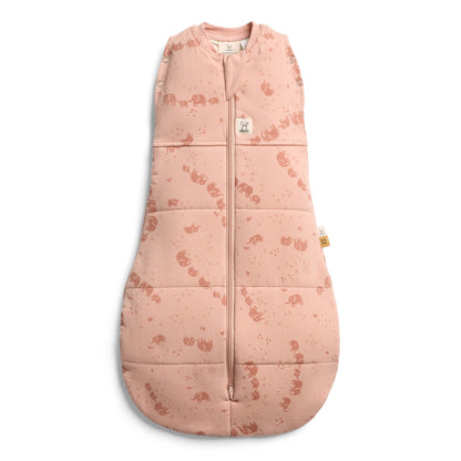ergoPouch - Organic Winter Cocoon Swaddle Sleeping Bag - Elephant Parade 2.5 TOG