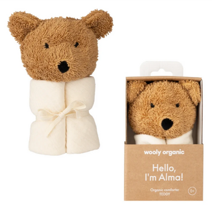 ALMA - Organic Muslin Comforter - Teddy - Caramel Brown