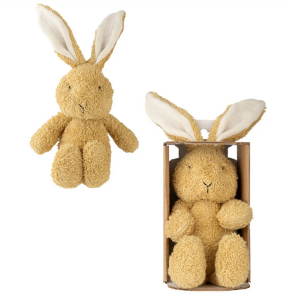 ALMA - Organic Soft Toy - Bunny - Small - Amber Brown